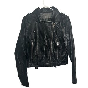 Cavalini Women's Sleek Black Leather Jacket